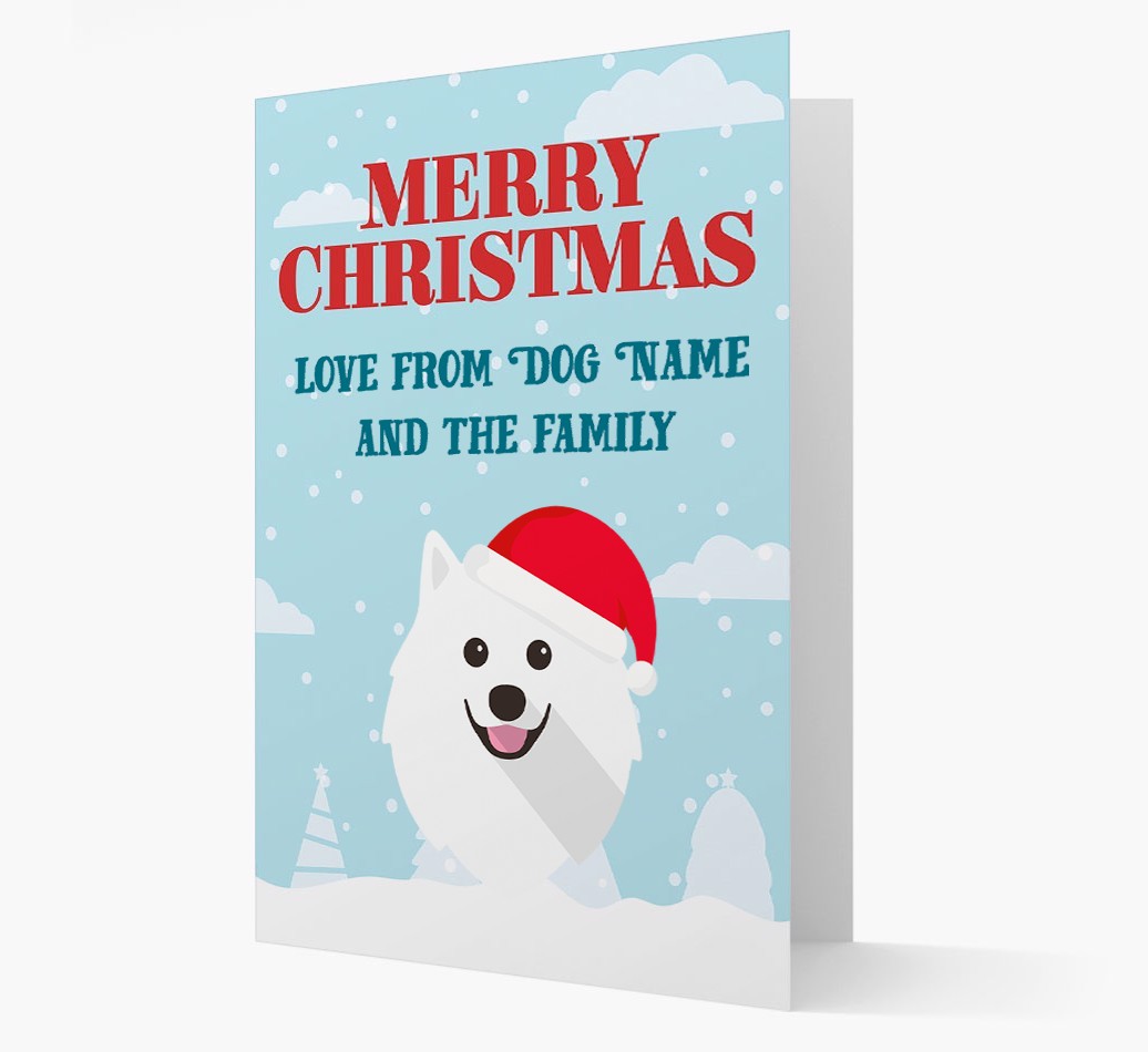 Love From the Family: Personalised {breedFullName} Christmas Card