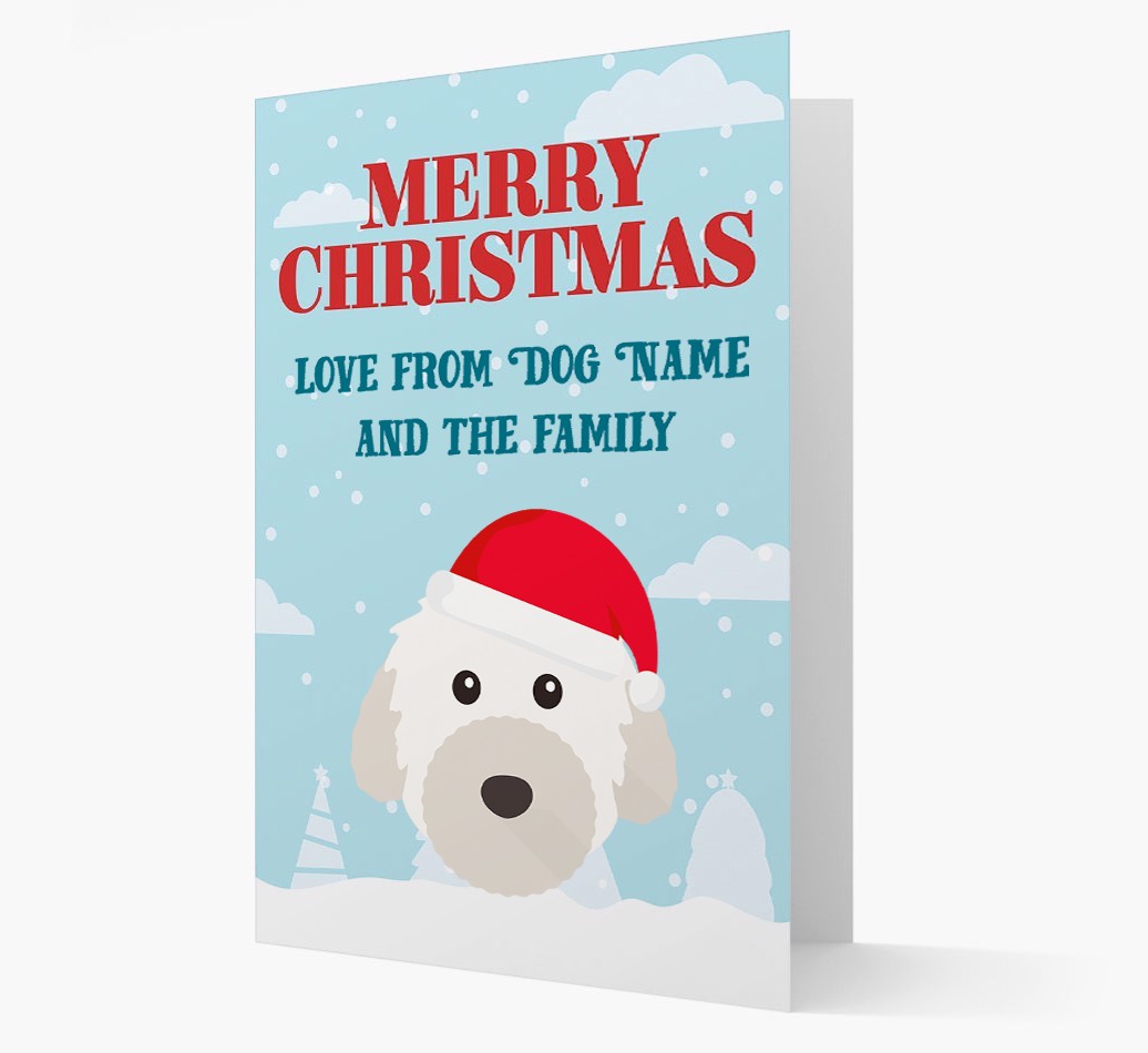 Love From the Family: Personalized {breedFullName} Christmas Card