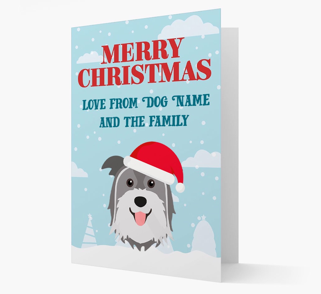 Love From the Family: Personalised {breedFullName} Christmas Card