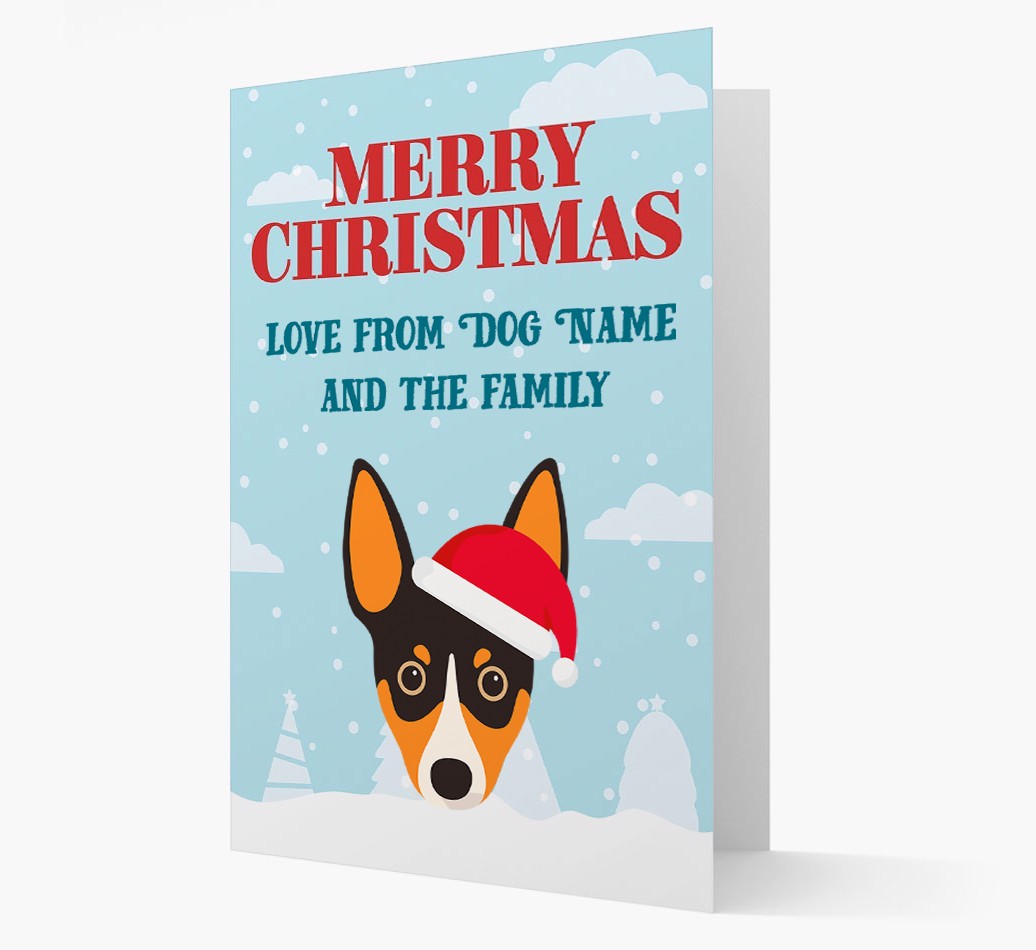 Love From the Family: Personalized {breedFullName} Christmas Card