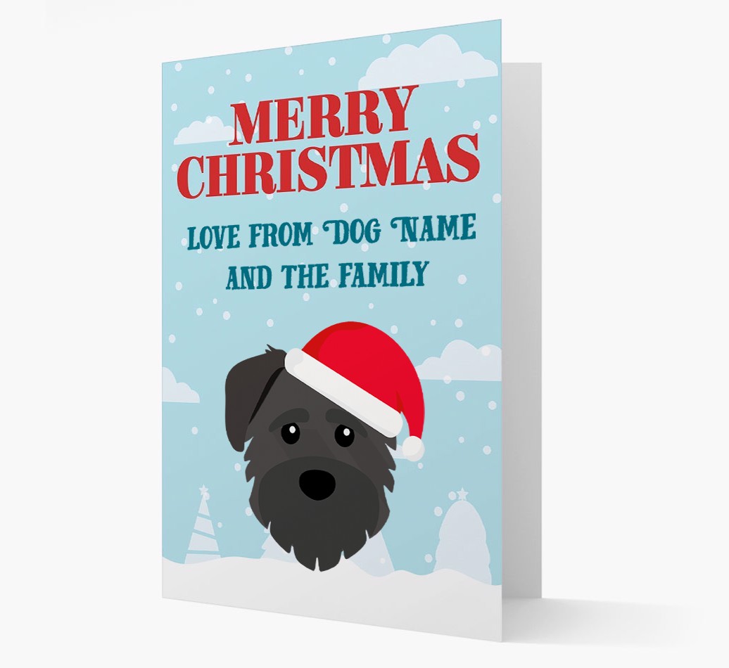 Love From the Family: Personalised {breedFullName} Christmas Card