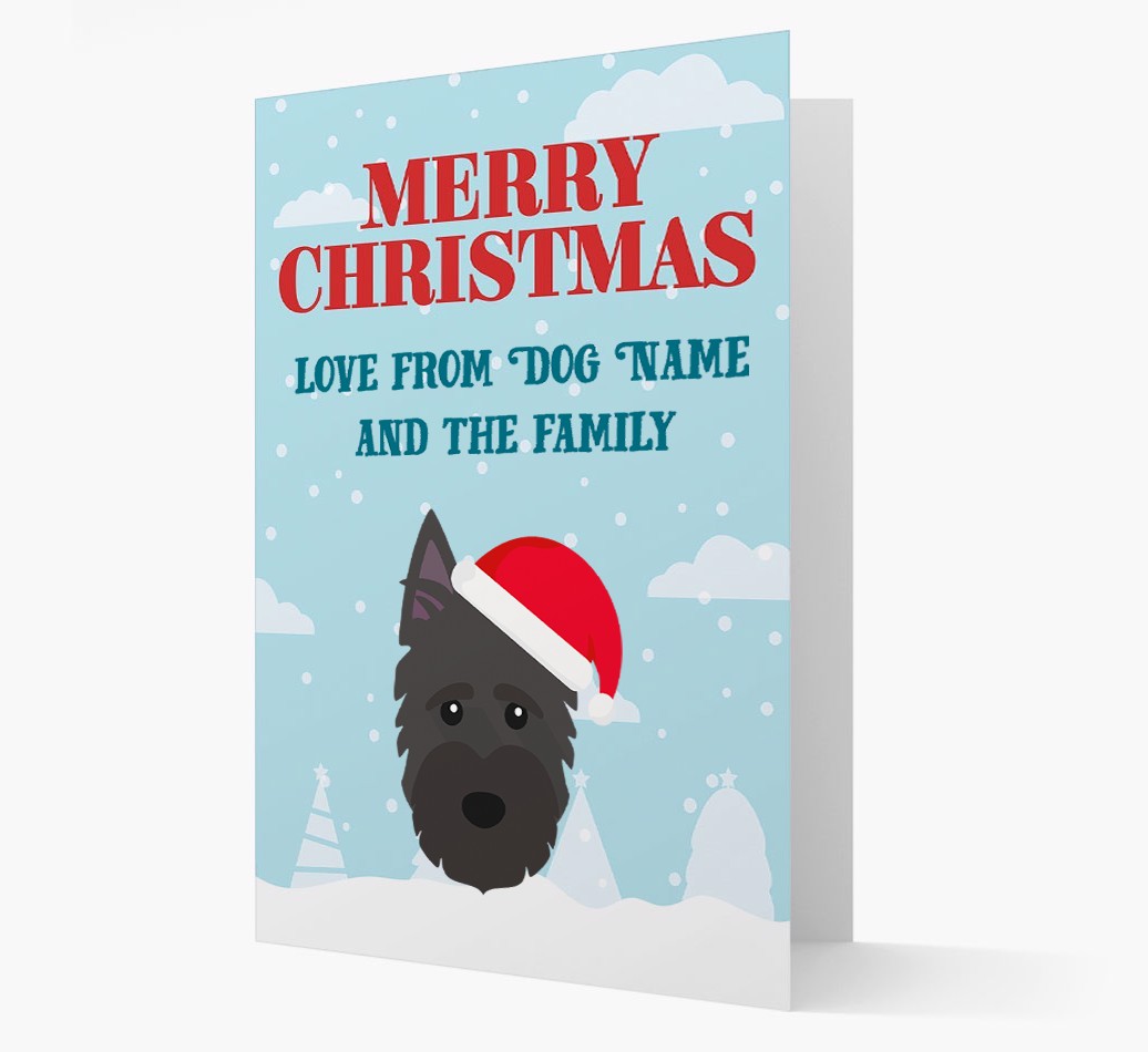 Love From the Family: Personalised {breedFullName} Christmas Card