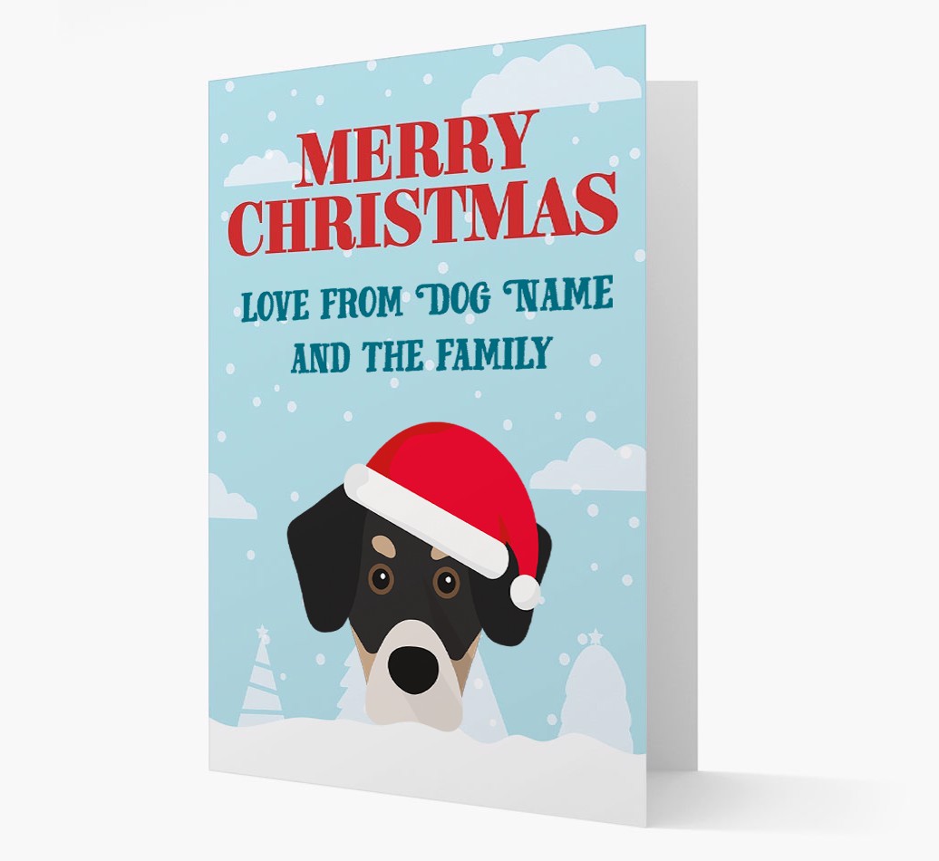 Love From the Family: Personalized {breedFullName} Christmas Card