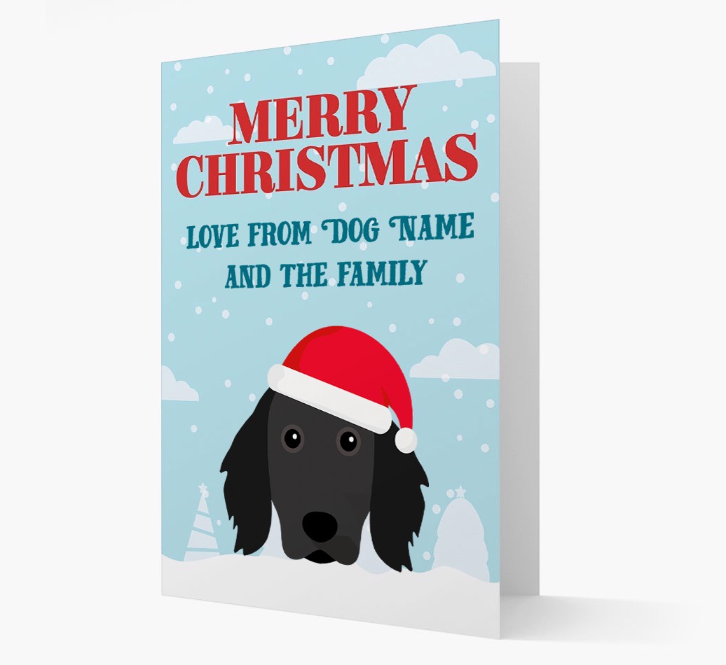 Love From the Family: Personalized {breedFullName} Christmas Card