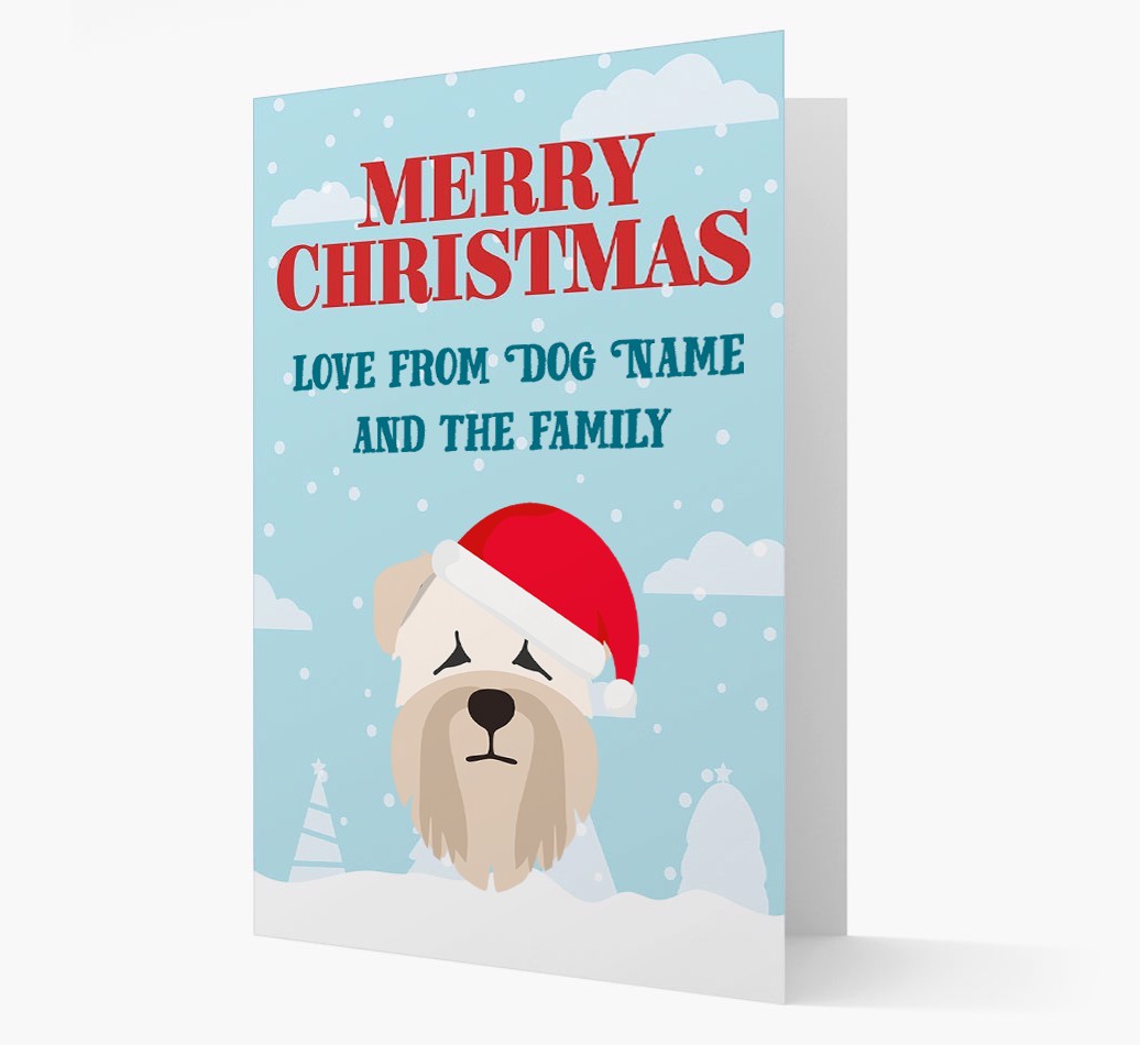 Love From the Family: Personalized {breedFullName} Christmas Card