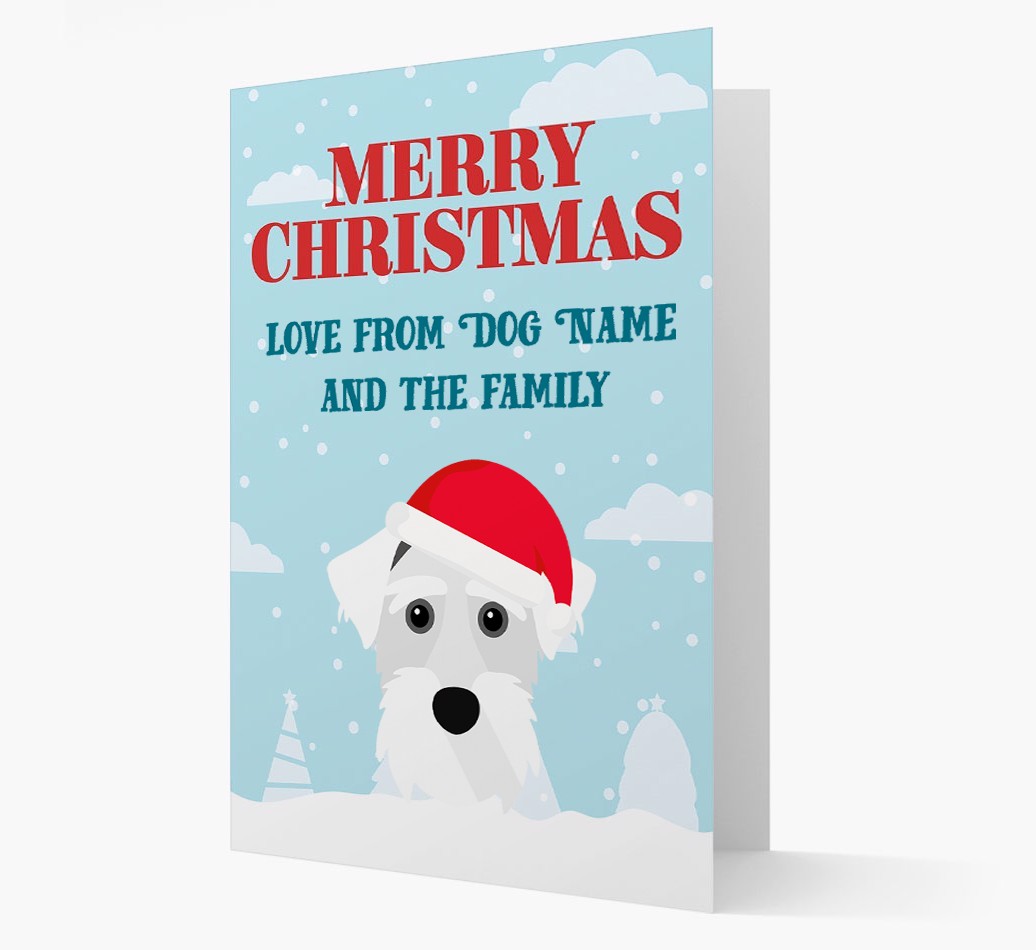 Love From the Family: Personalised {breedFullName} Christmas Card