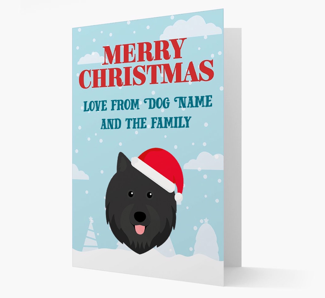 Love From the Family: Personalized {breedFullName} Christmas Card