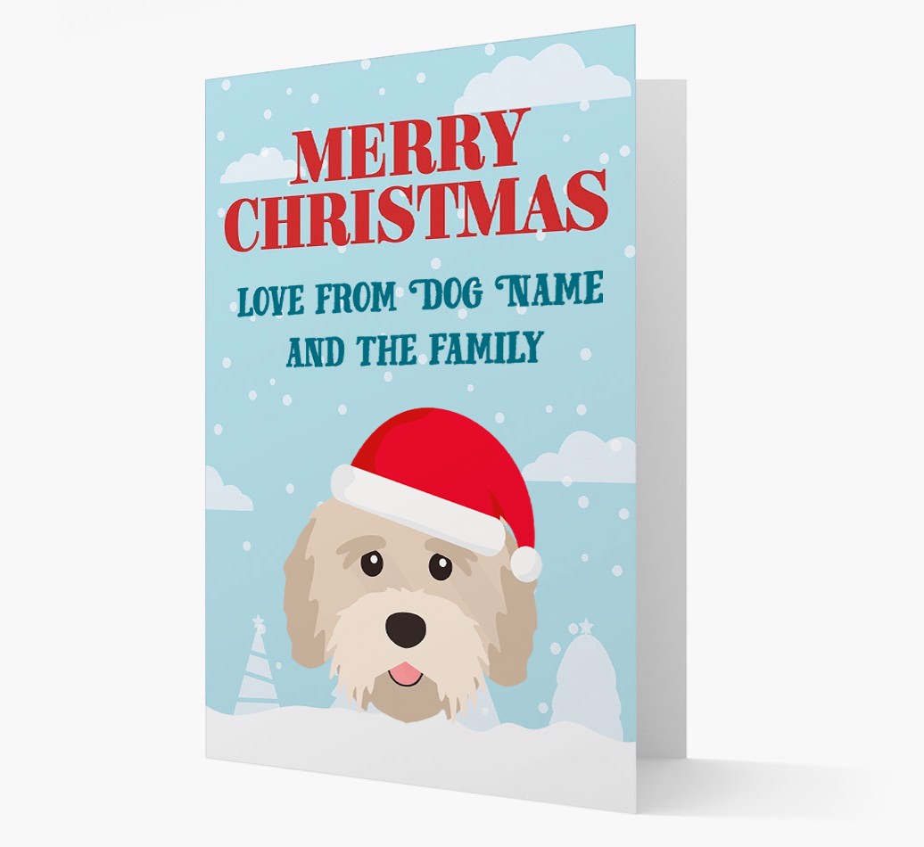 Love From the Family: Personalised {breedFullName} Christmas Card