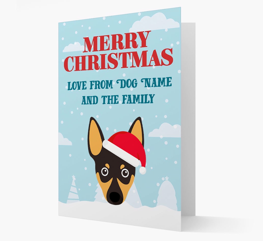Love From the Family: Personalised {breedFullName} Christmas Card