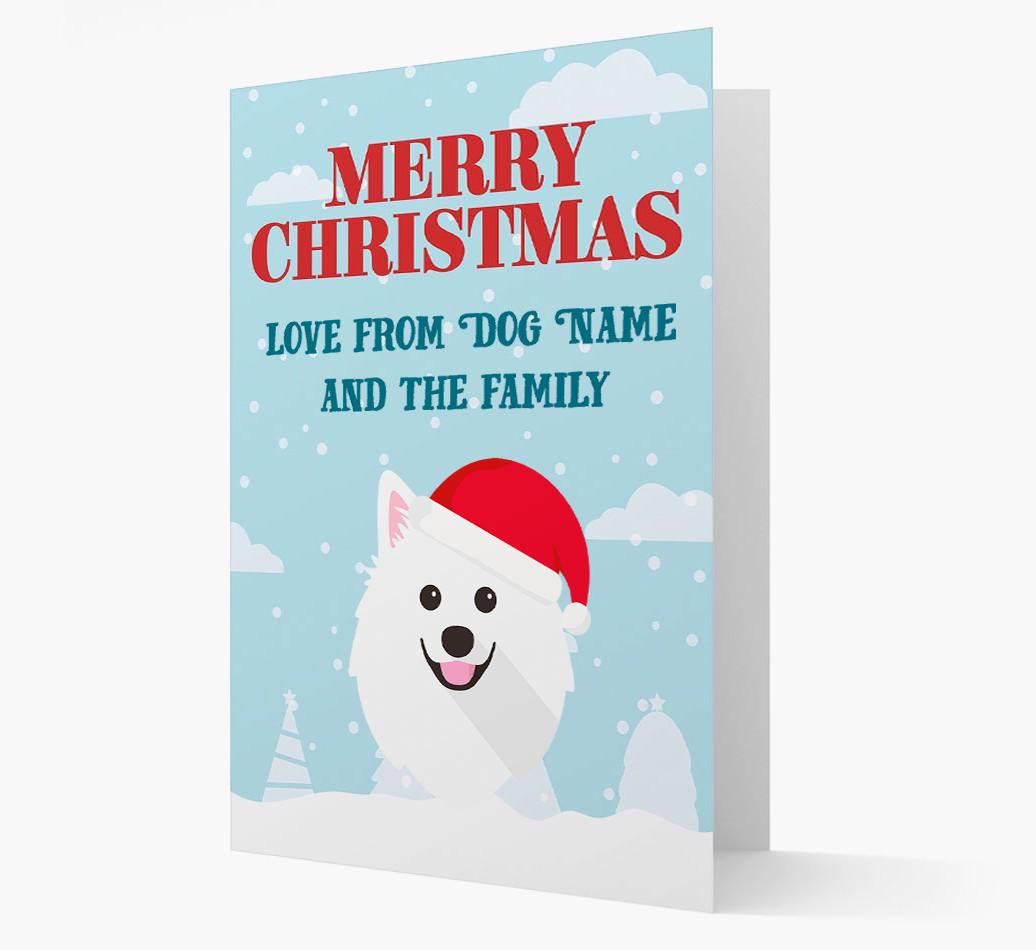 Love From the Family: Personalized {breedFullName} Christmas Card