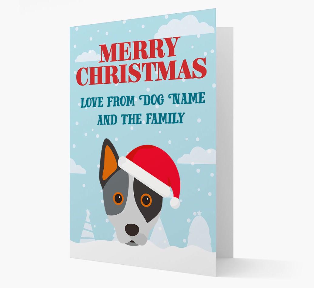 Love From the Family: Personalized {breedFullName} Christmas Card