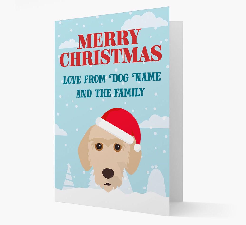 Love From the Family: Personalized {breedFullName} Christmas Card