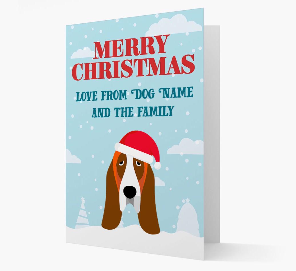 Love From the Family: Personalized {breedFullName} Christmas Card