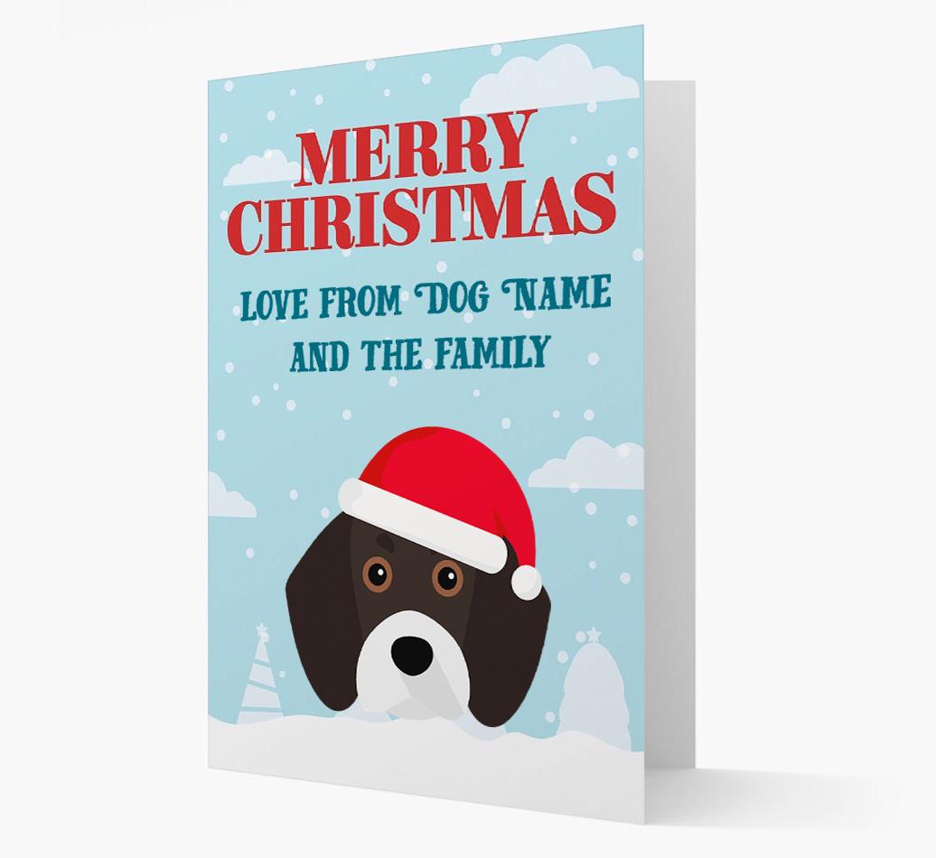 Love From the Family: Personalized {breedFullName} Christmas Card