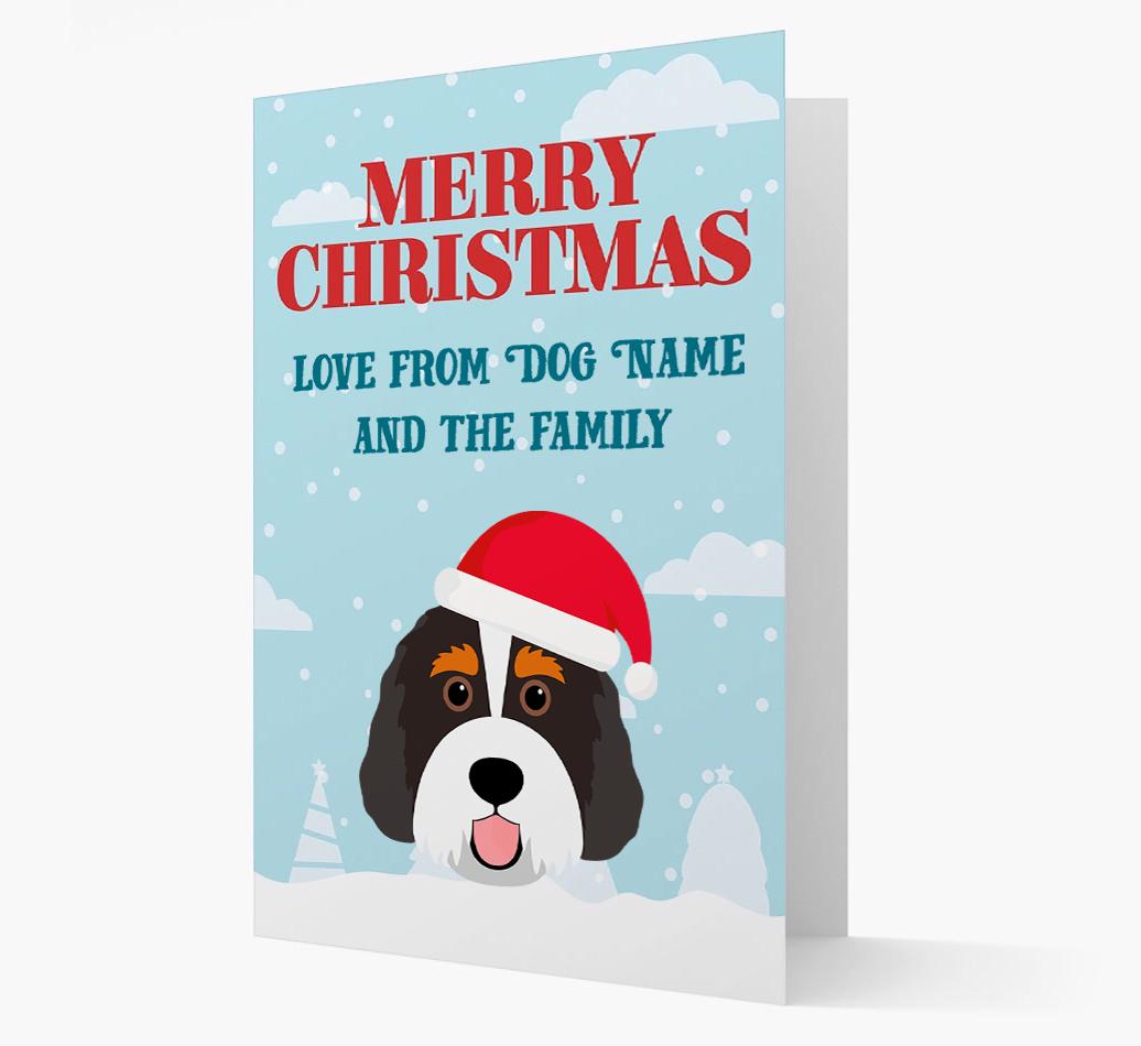 Love From the Family: Personalized {breedFullName} Christmas Card