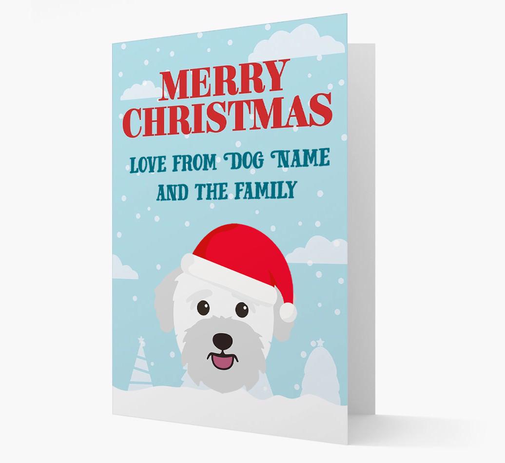 Love From the Family: Personalized {breedFullName} Christmas Card