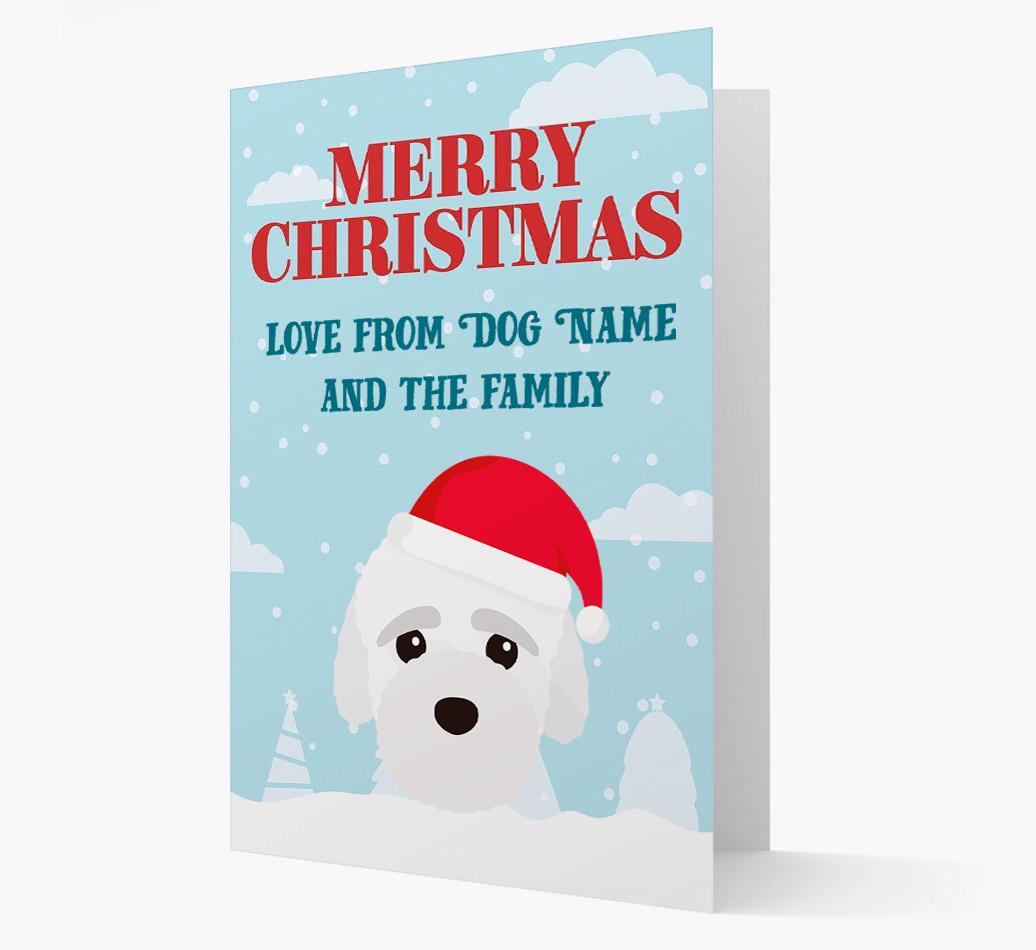 Love From the Family: Personalized {breedFullName} Christmas Card