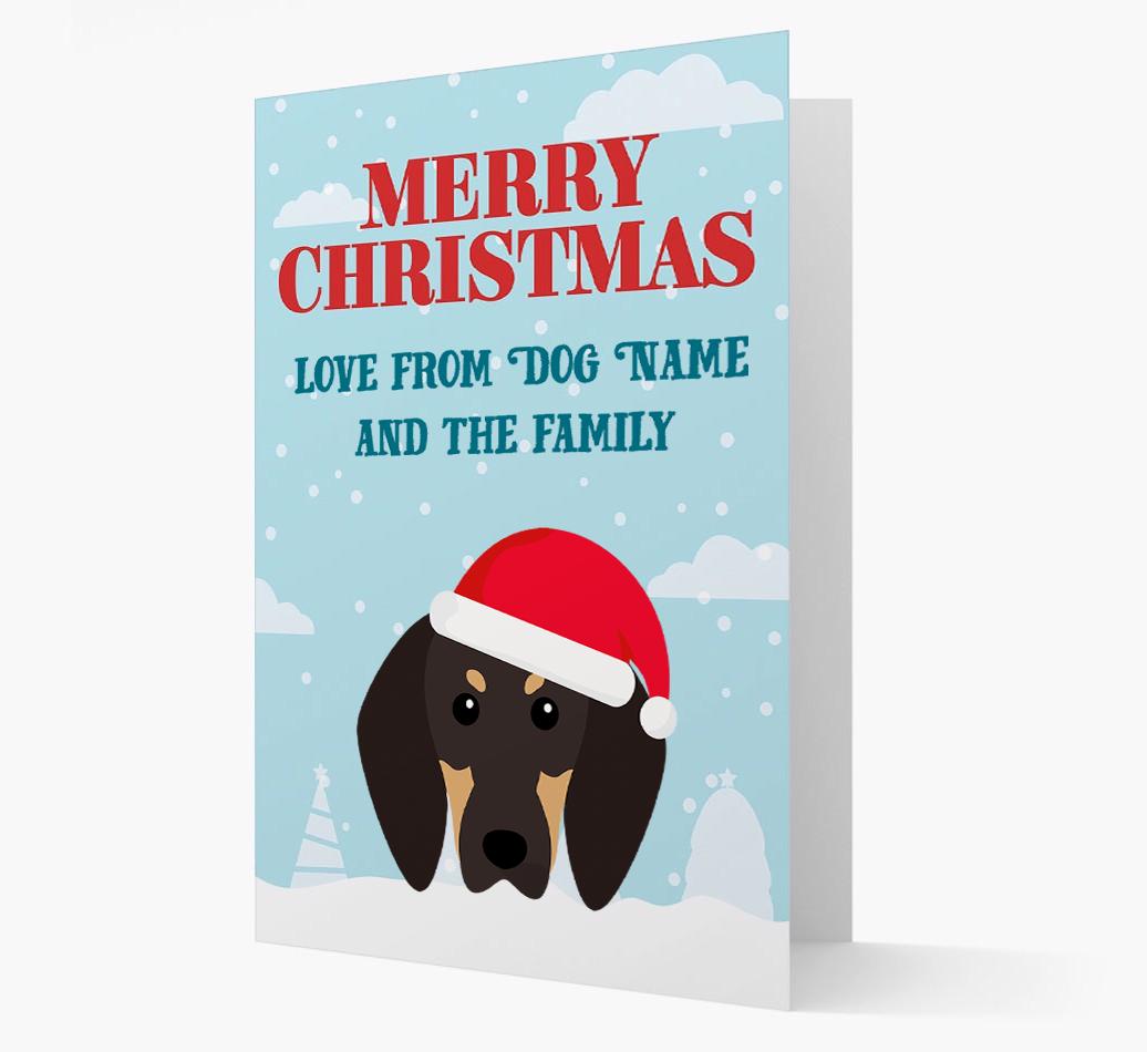 Love From the Family: Personalized {breedFullName} Christmas Card