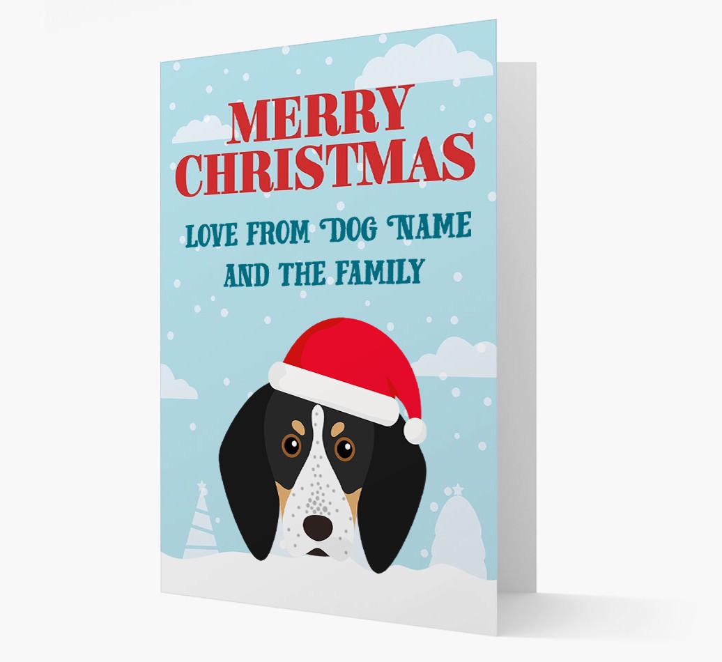 Love From the Family: Personalized {breedFullName} Christmas Card