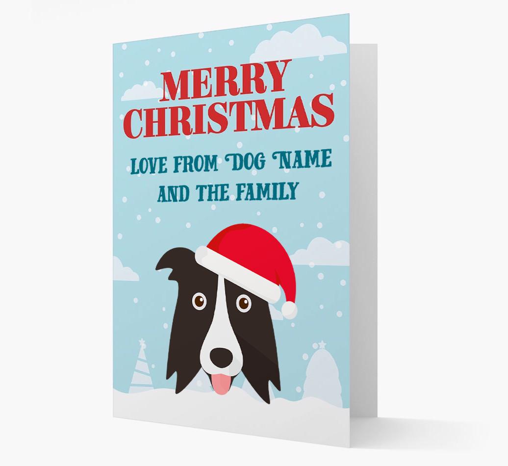 Love From the Family: Personalized {breedFullName} Christmas Card