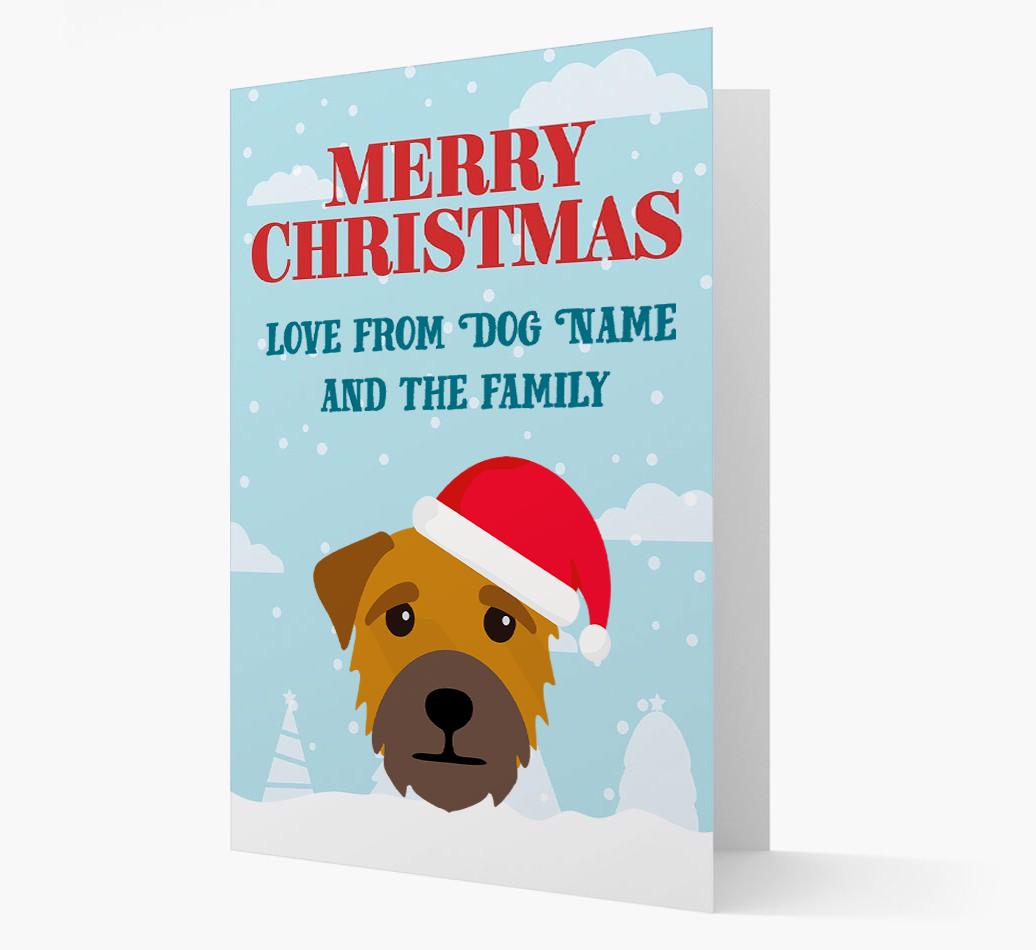 Love From the Family: Personalized {breedFullName} Christmas Card