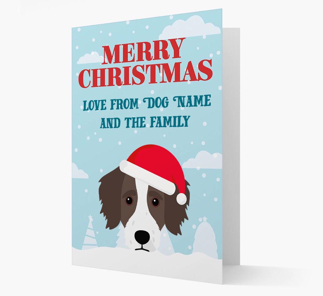 Love From the Family: Personalized {breedFullName} Christmas Card