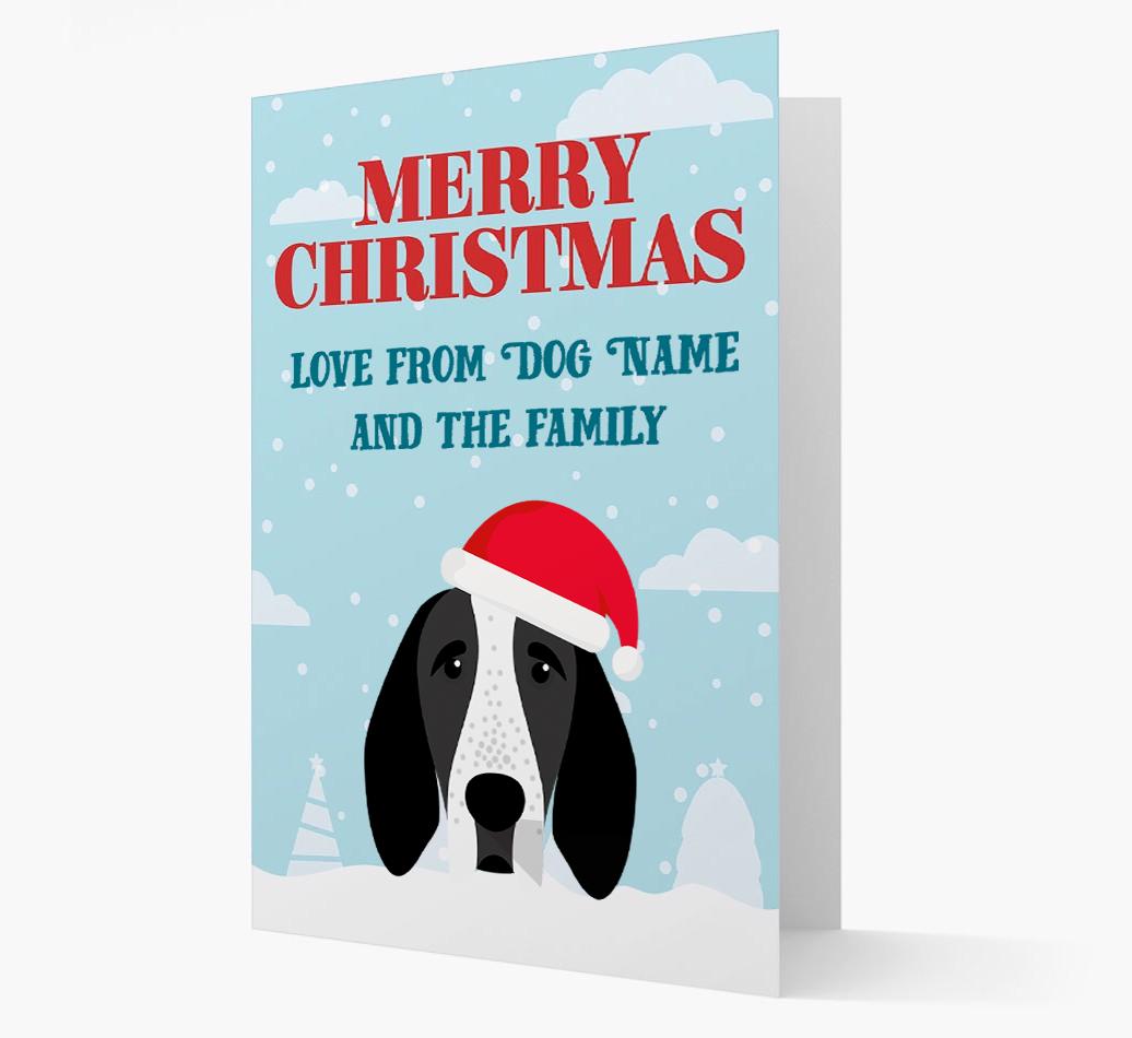 Love From the Family: Personalized {breedFullName} Christmas Card