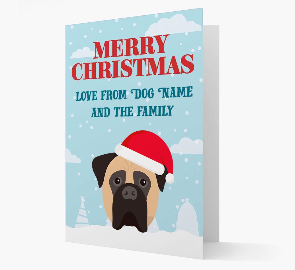 Love From the Family: Personalized {breedFullName} Christmas Card