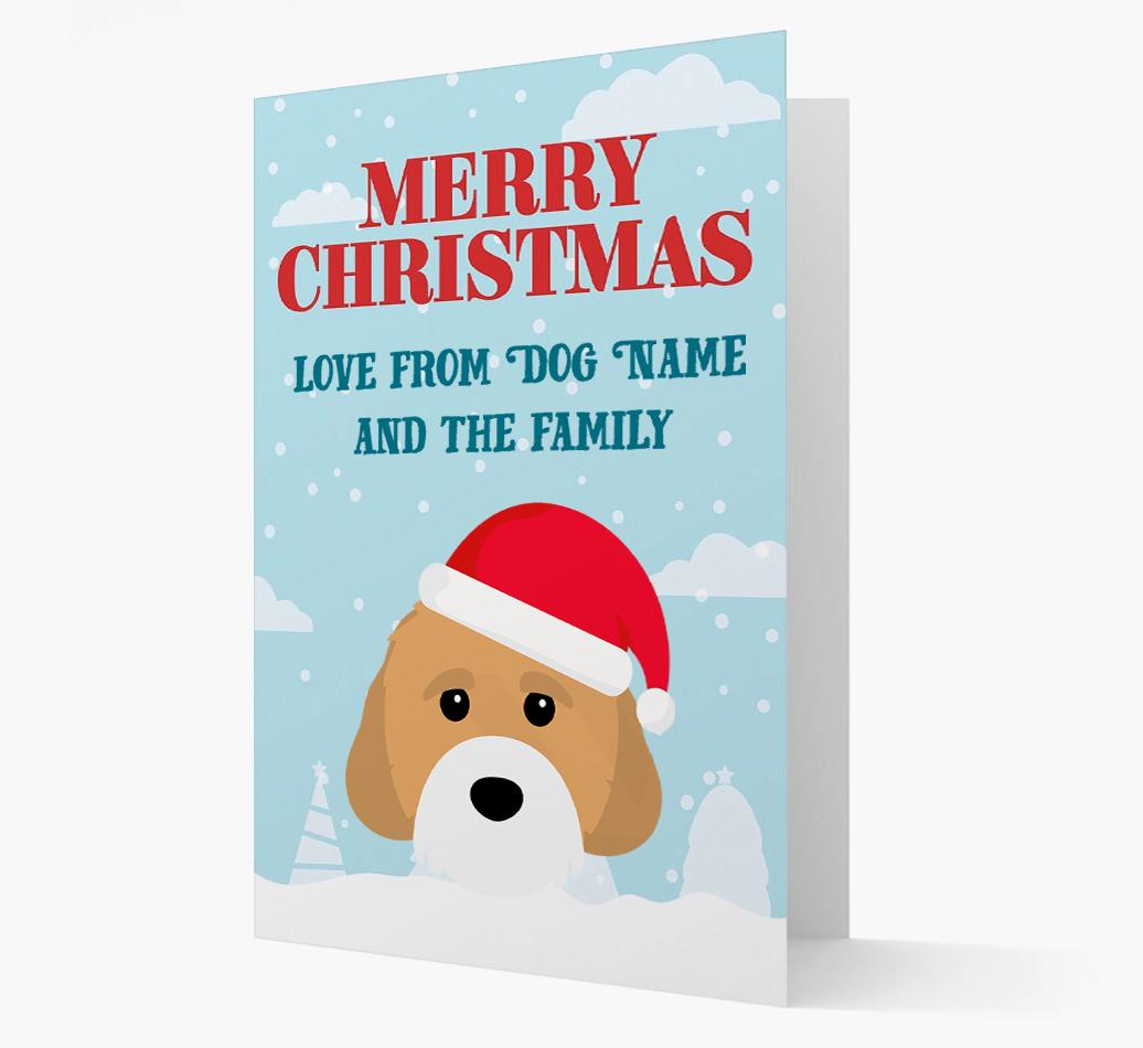 Love From the Family: Personalized {breedFullName} Christmas Card