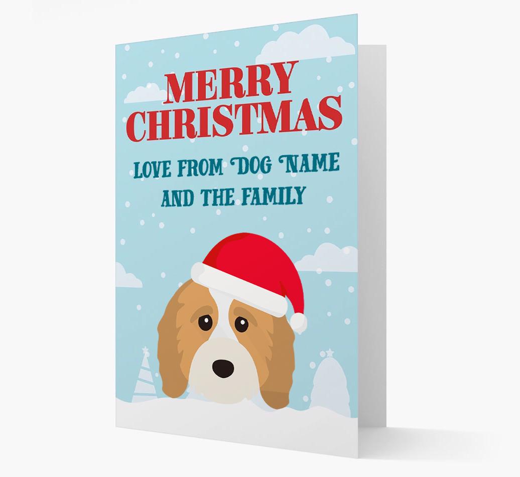 Love From the Family: Personalized {breedFullName} Christmas Card