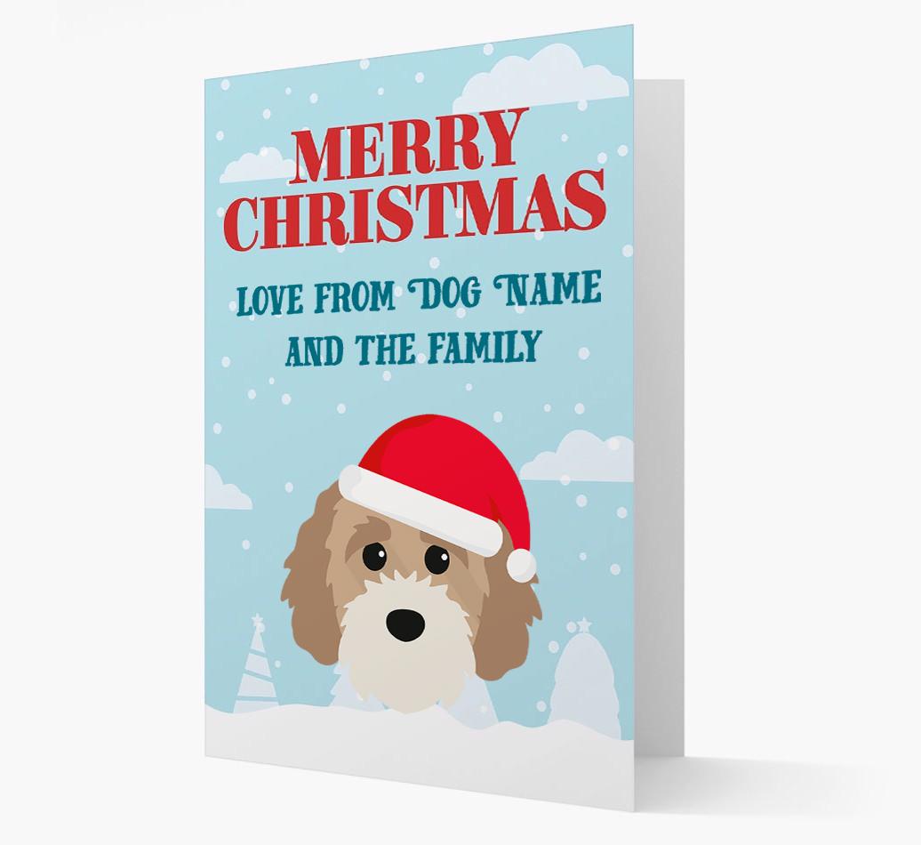 Love From the Family: Personalized {breedFullName} Christmas Card