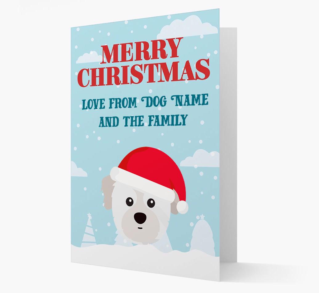 Love From the Family: Personalized {breedFullName} Christmas Card