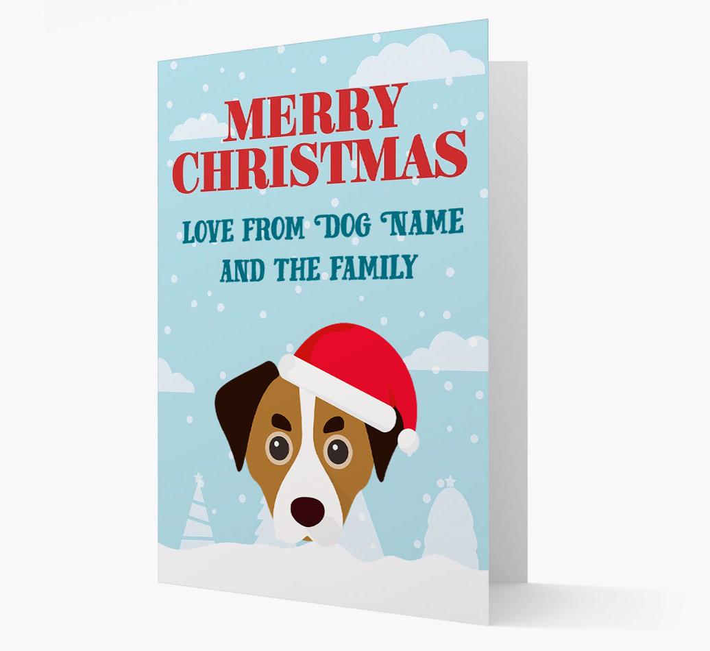 Love From the Family: Personalized {breedFullName} Christmas Card
