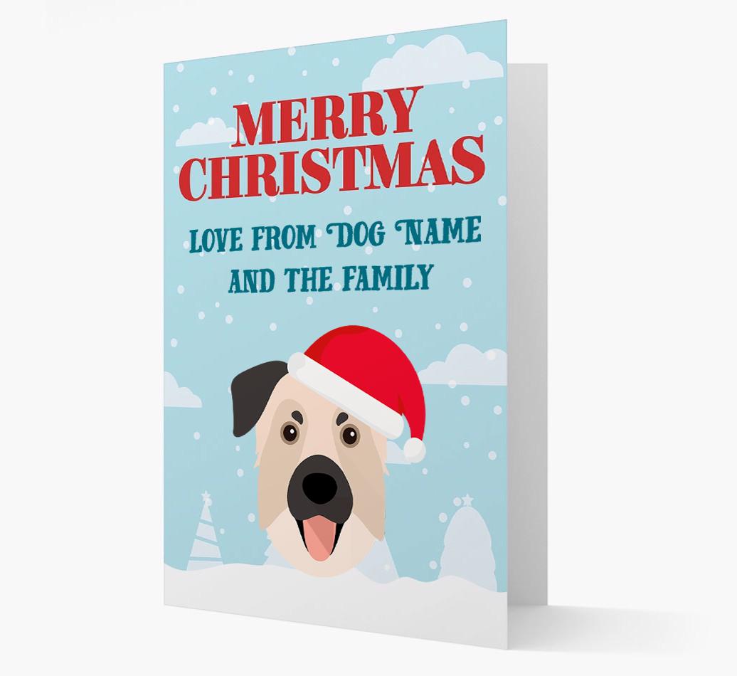 Love From the Family: Personalized {breedFullName} Christmas Card