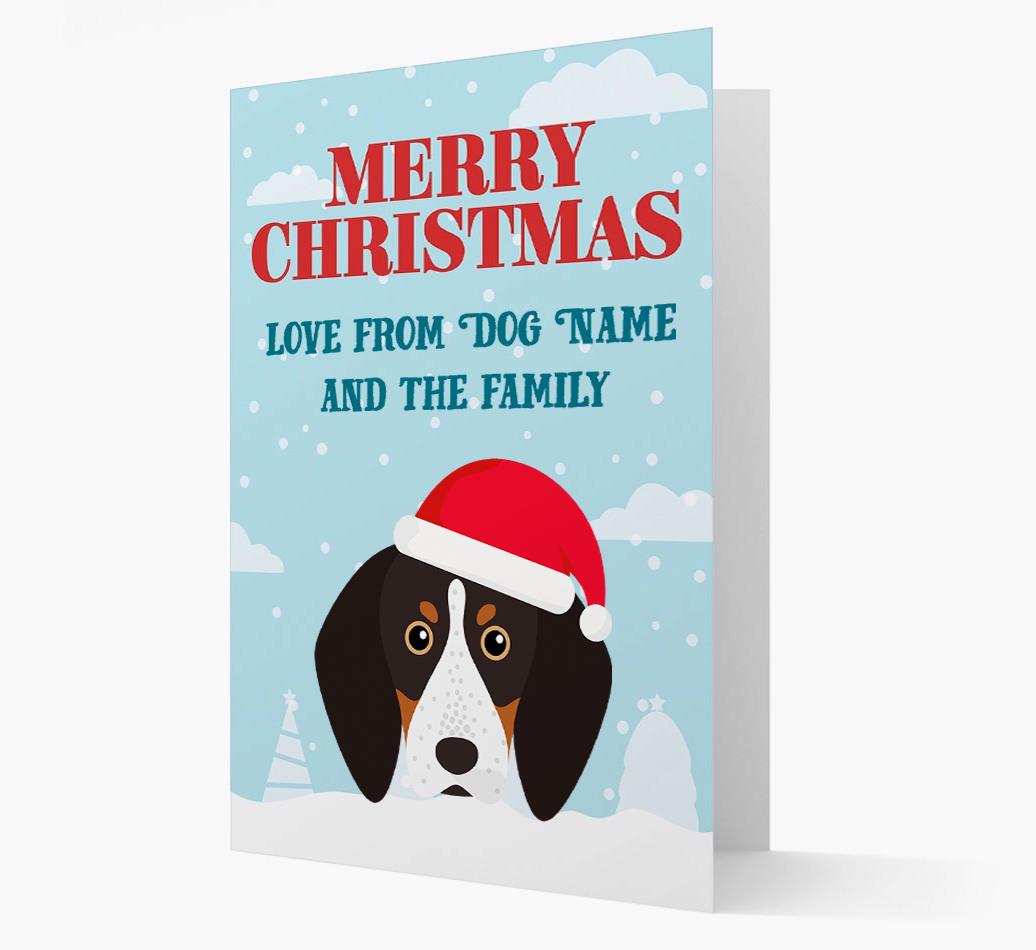 Love From the Family: Personalized {breedFullName} Christmas Card