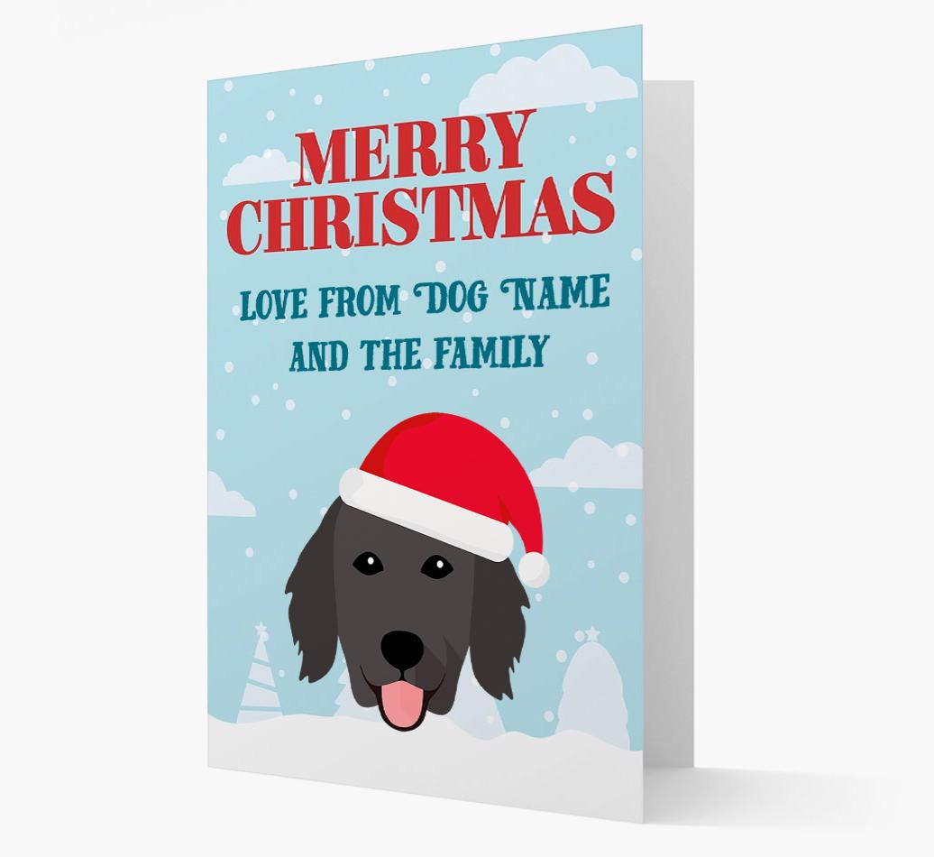 Love From the Family: Personalized {breedFullName} Christmas Card