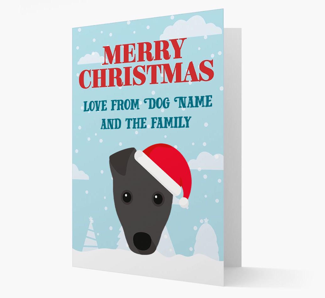Love From the Family: Personalized {breedFullName} Christmas Card