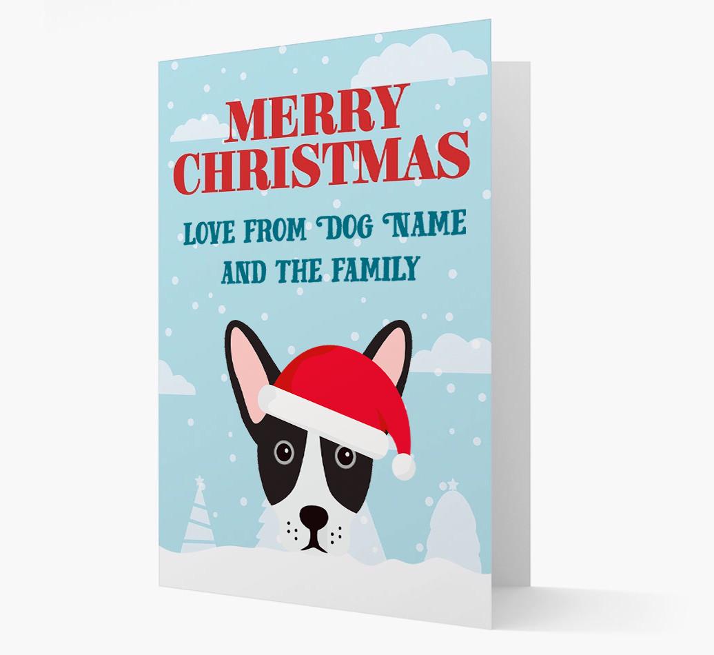 Love From the Family: Personalized {breedFullName} Christmas Card