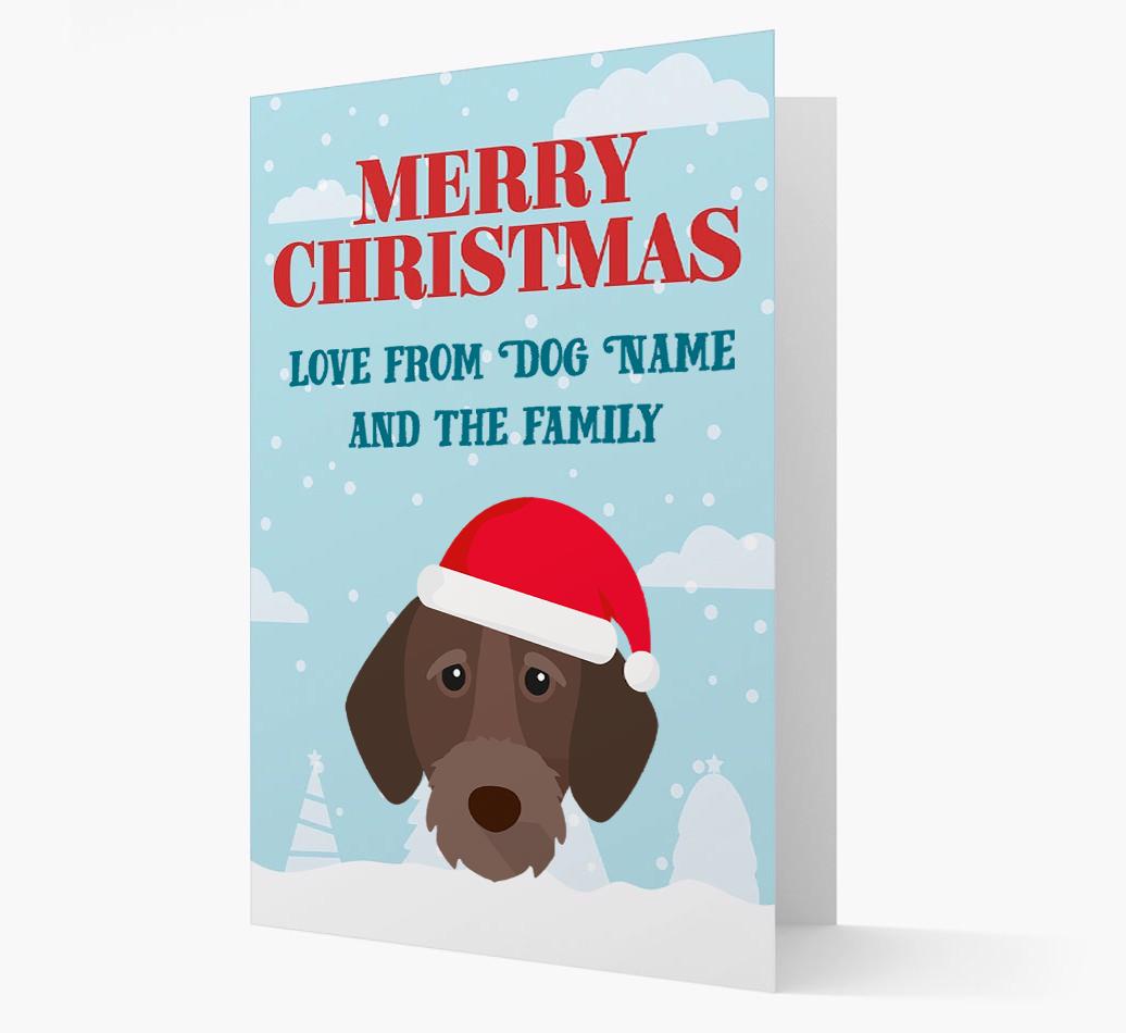 Love From the Family: Personalized {breedFullName} Christmas Card