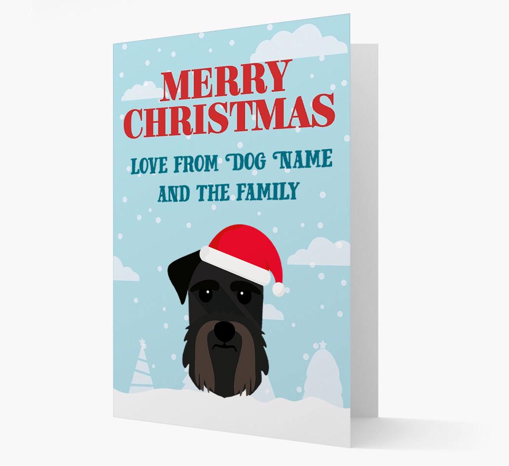 Love From the Family: Personalized {breedFullName} Christmas Card