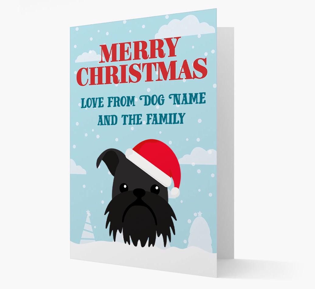 Love From the Family: Personalized {breedFullName} Christmas Card
