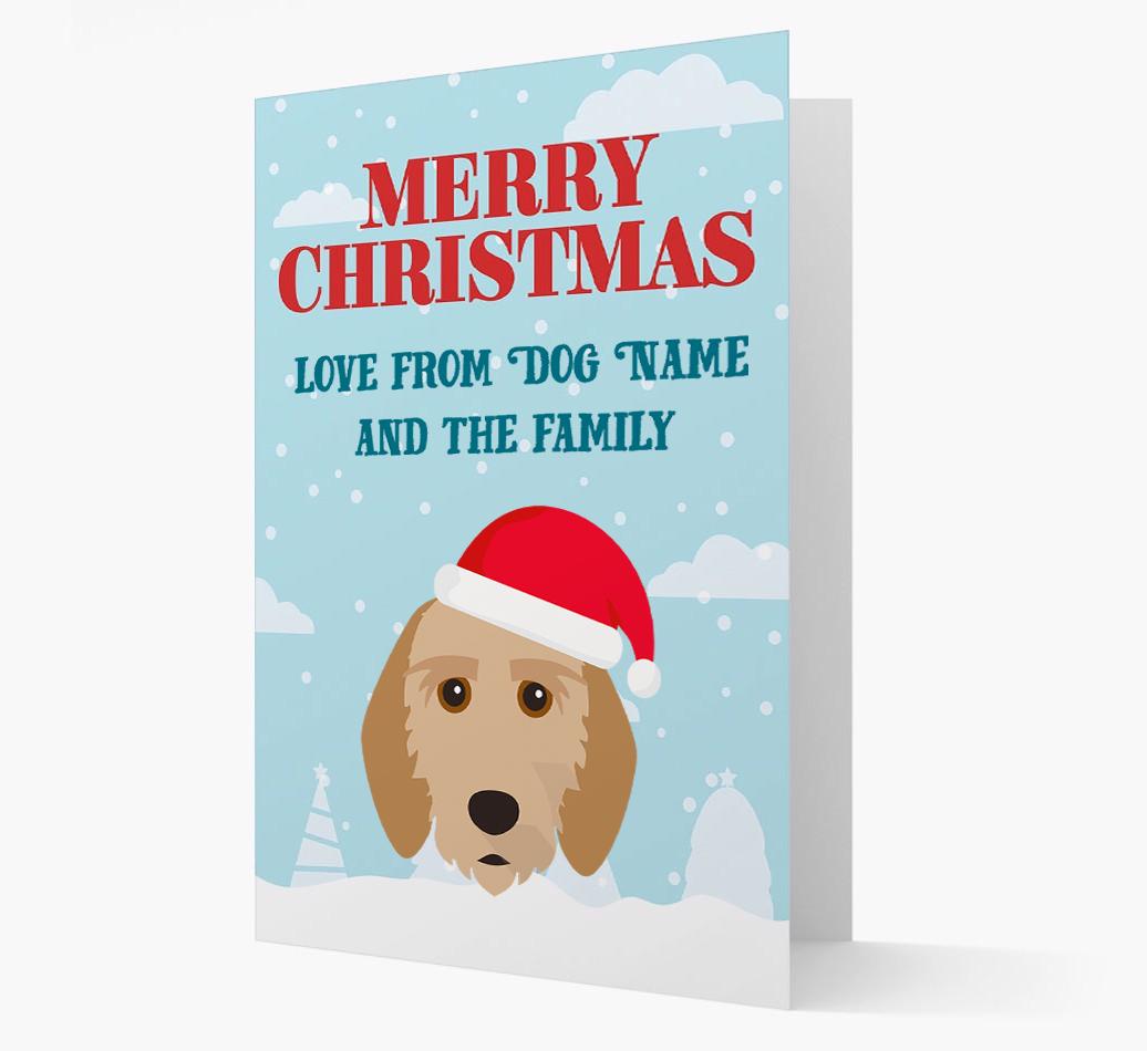 Love From the Family: Personalized {breedFullName} Christmas Card