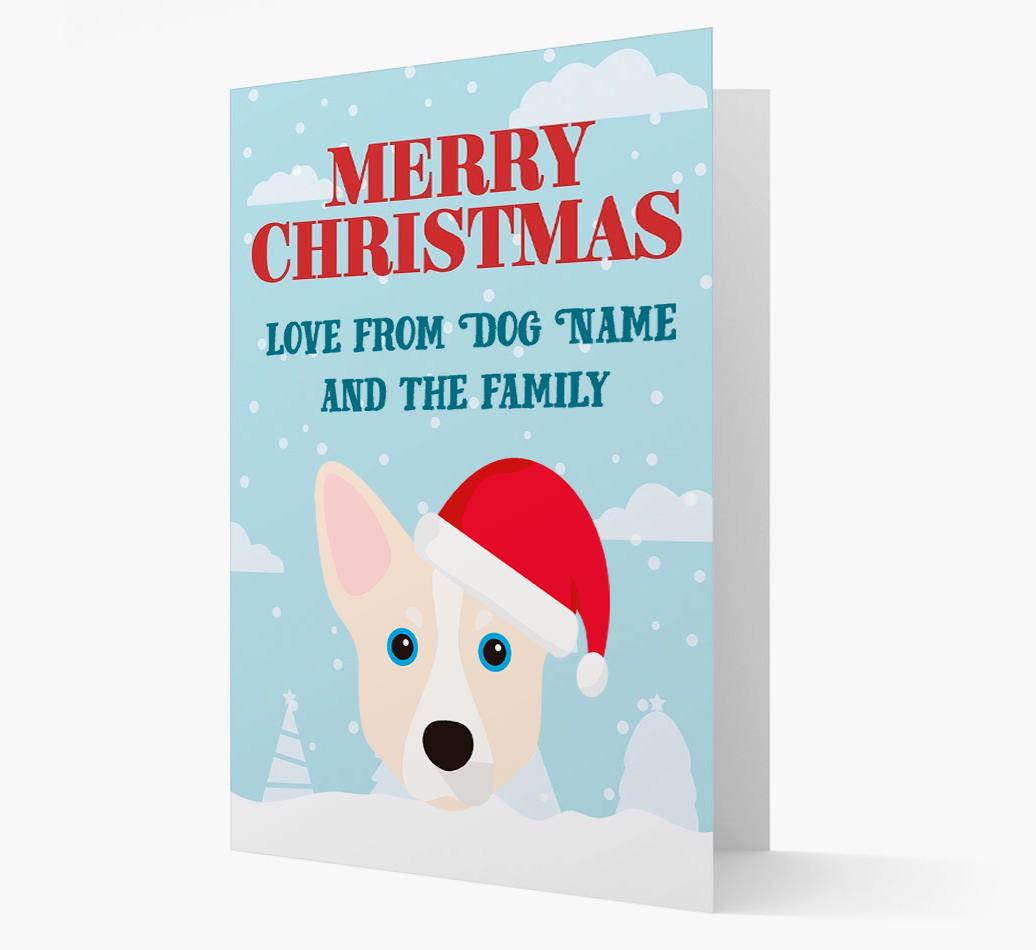 Love From the Family: Personalized {breedFullName} Christmas Card