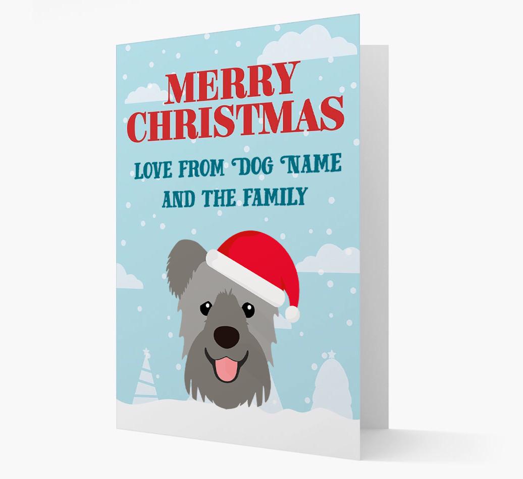Love From the Family: Personalized {breedFullName} Christmas Card