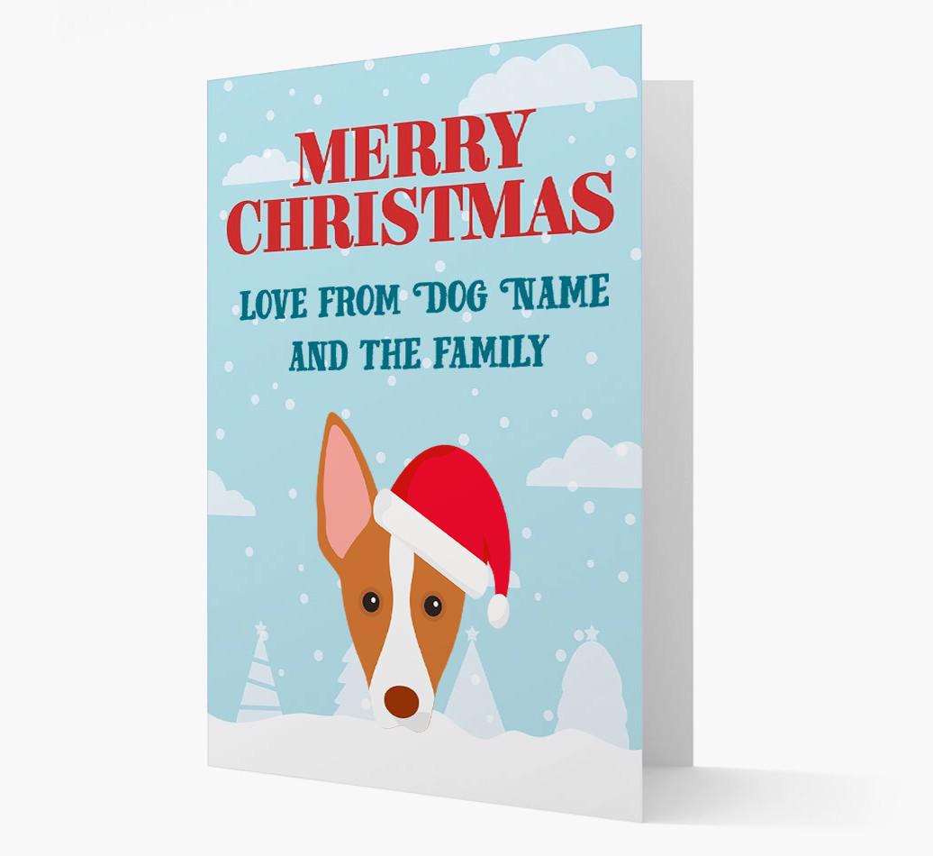Love From the Family: Personalized {breedFullName} Christmas Card
