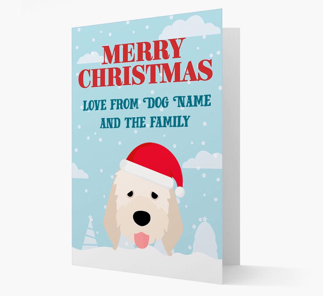 Love From the Family: Personalized {breedFullName} Christmas Card