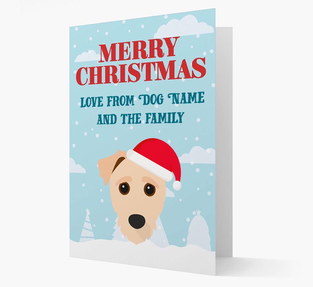 Love From the Family: Personalized {breedFullName} Christmas Card