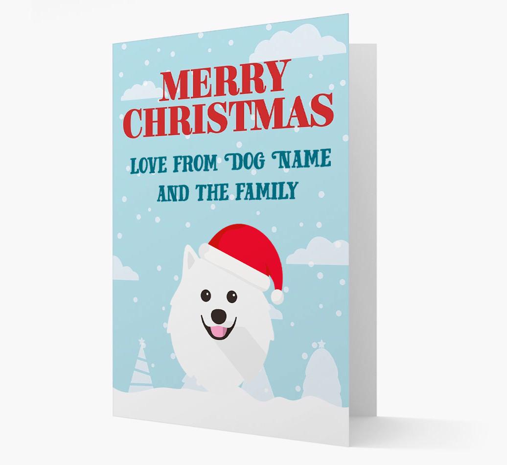 Love From the Family: Personalized {breedFullName} Christmas Card