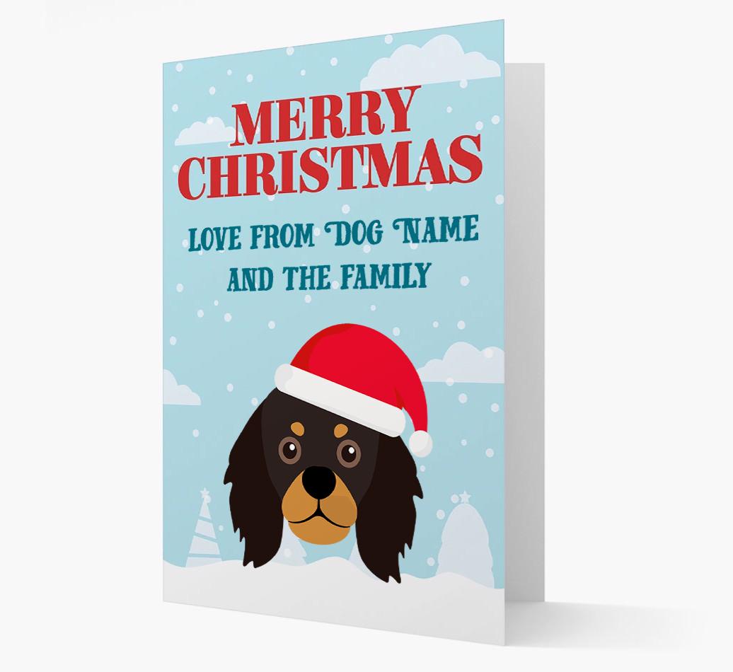 Love From the Family: Personalized {breedFullName} Christmas Card
