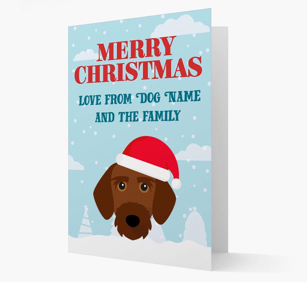 Love From the Family: Personalized {breedFullName} Christmas Card